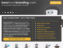 Tablet Screenshot of benztownbranding.com